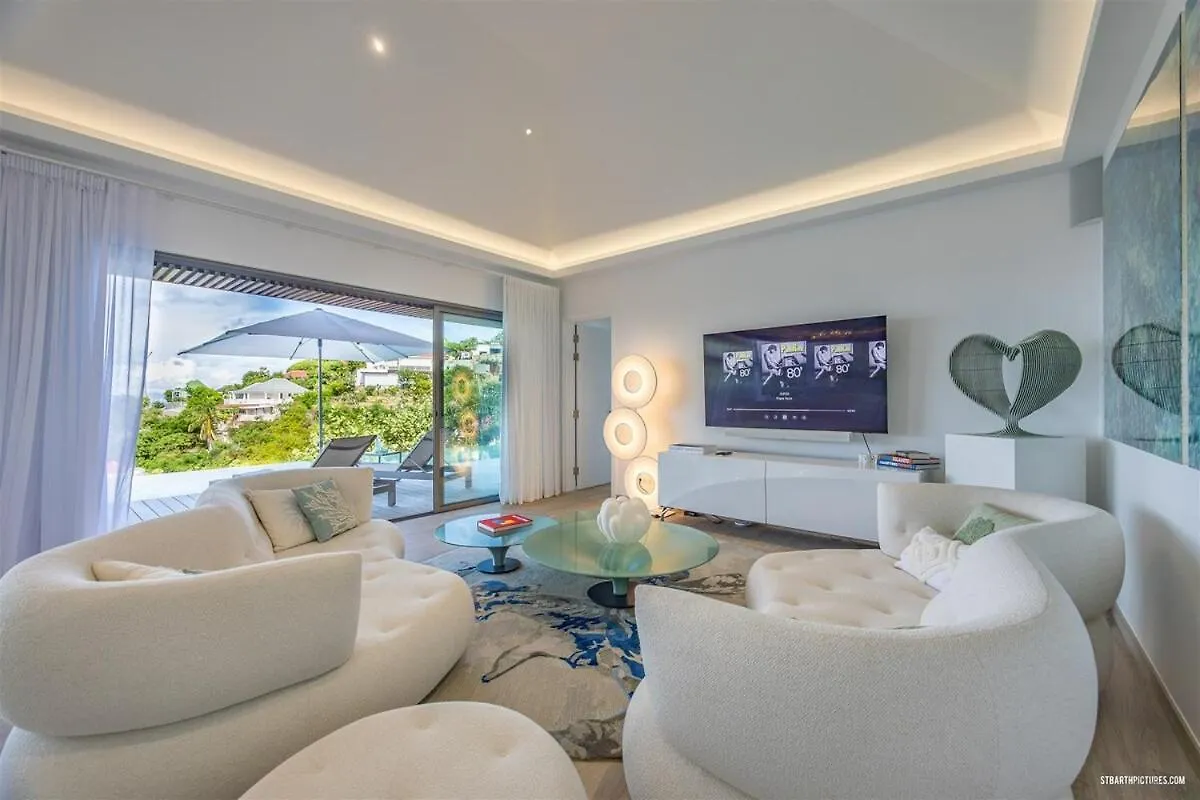 Villa Neuve A Lurin Avec Vue Mer Sunset A Proximite De Gustavia